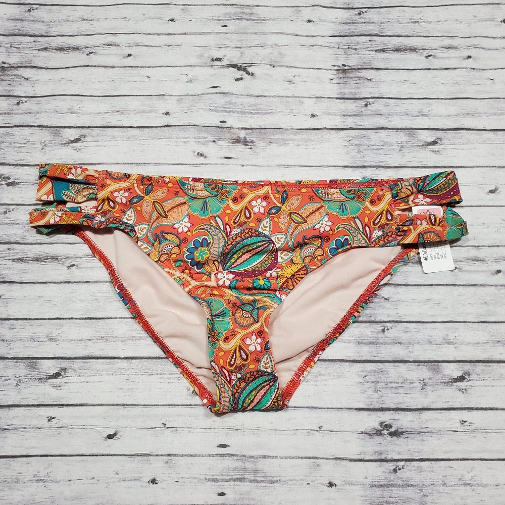Antonio Melani Bikini Bottom Swimsuit 14 Paisley